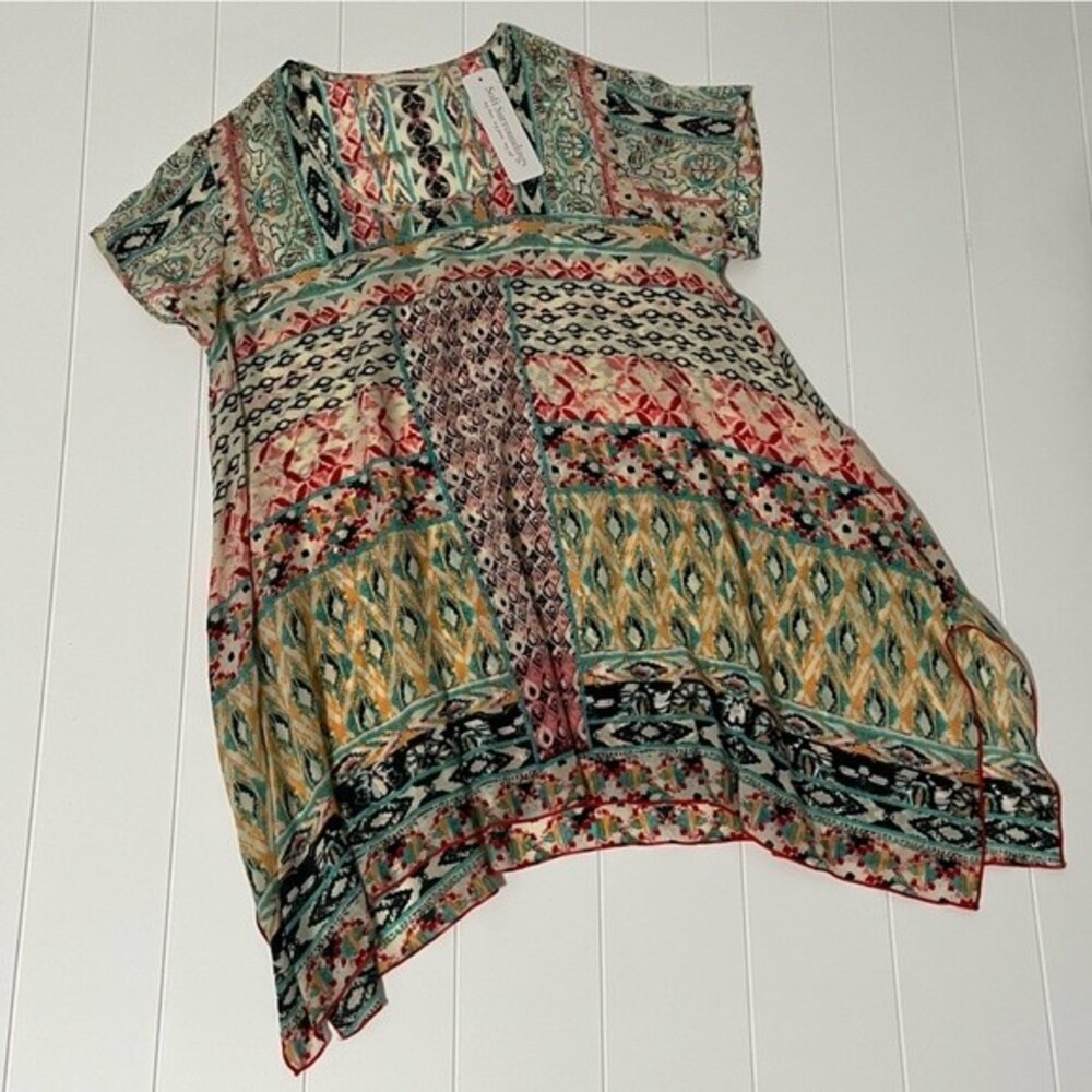 NWT Soft Surroundings Bohemian Flowy Lightweight Top size XS